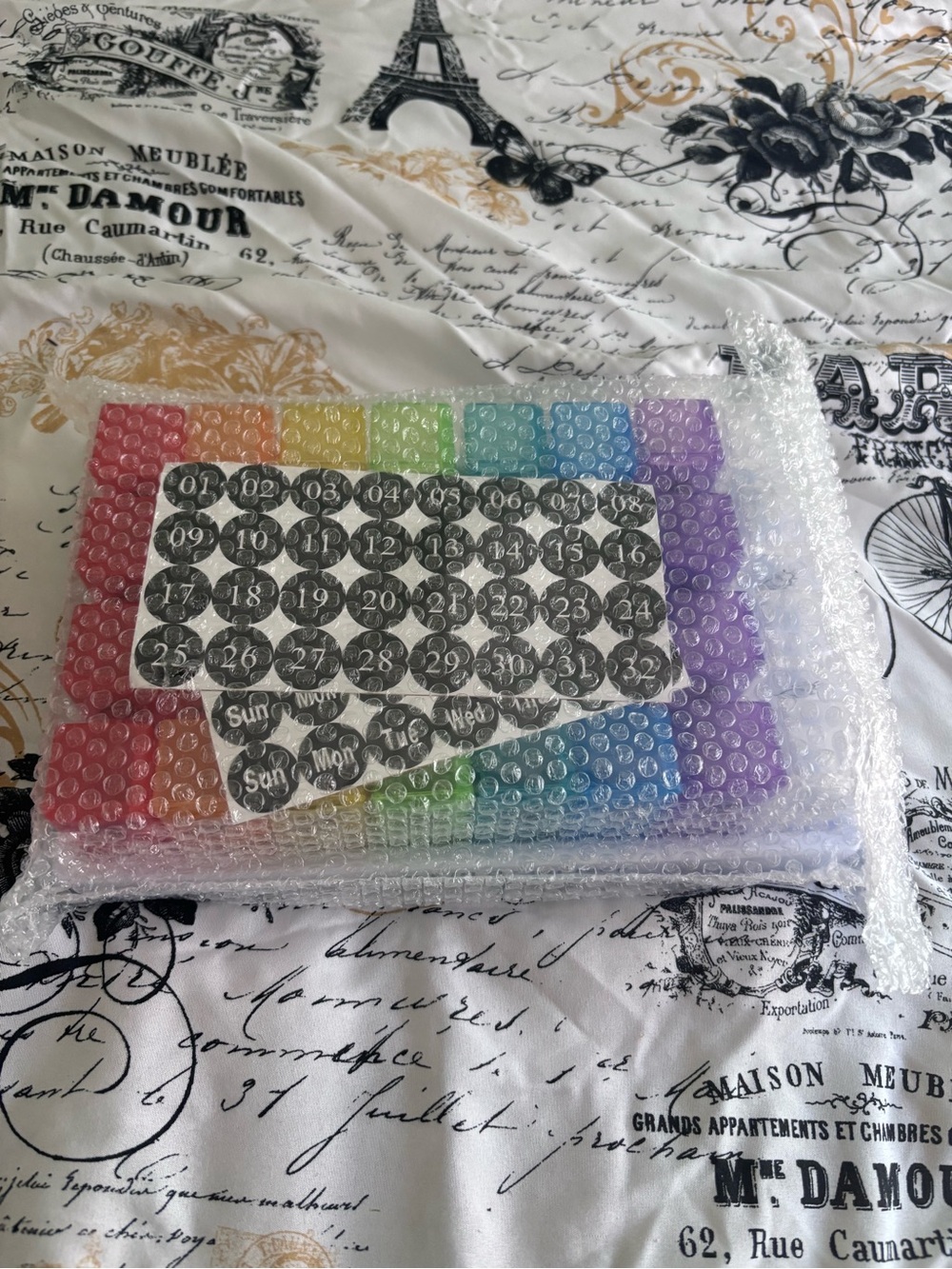 One Month Pill Organizer - Multi Color